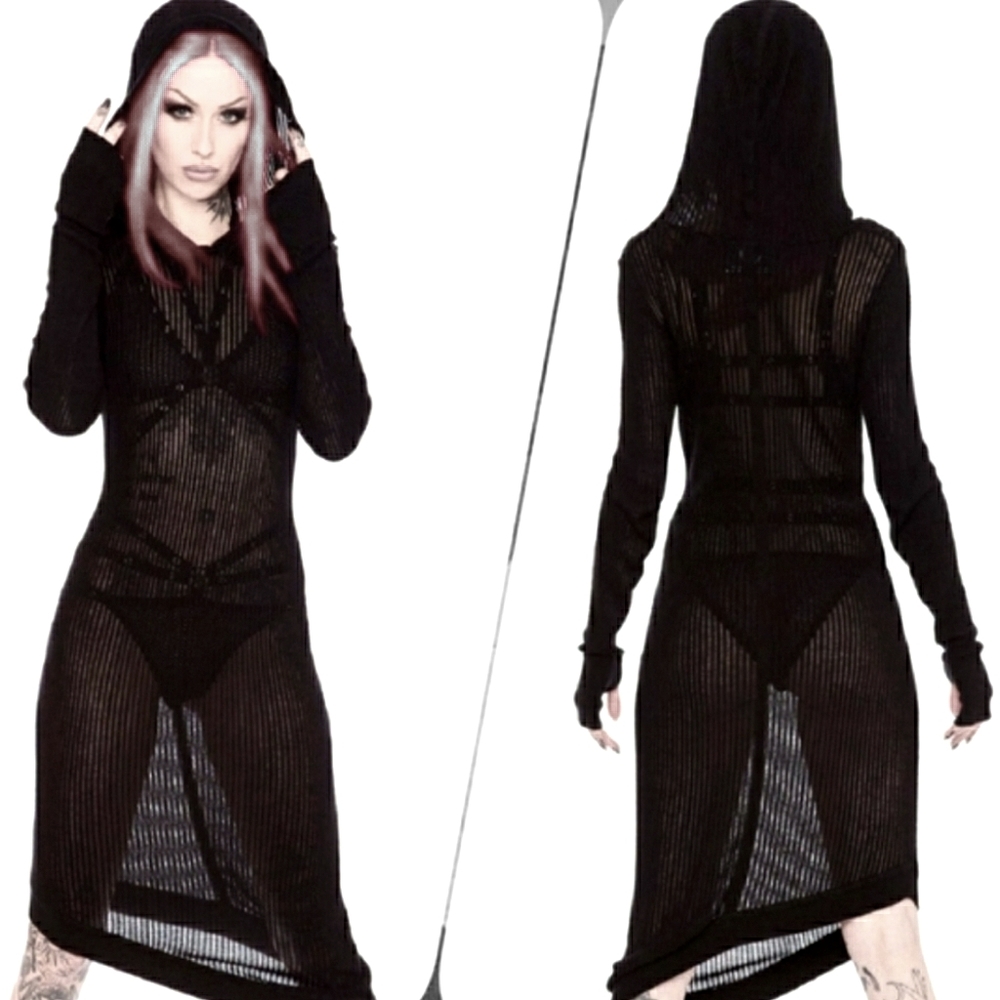 Deadfast Debbie Hooded Dress